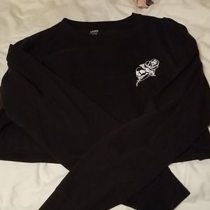 VANS Long Sleeve Crop Top